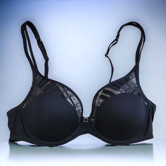 Marie Jo L'Aventure Black Lace Bra - Size 34C - Picture 1 of 7